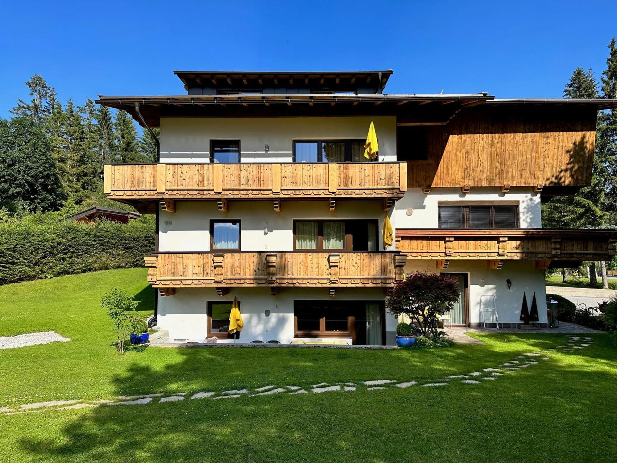 Ferienwohnung W6 Haus Ganghofer Leutasch Exterior foto